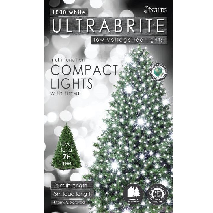 String Lights - 1000 Bulbs - LED Warm White - Compact Spacing - Rathwood Store