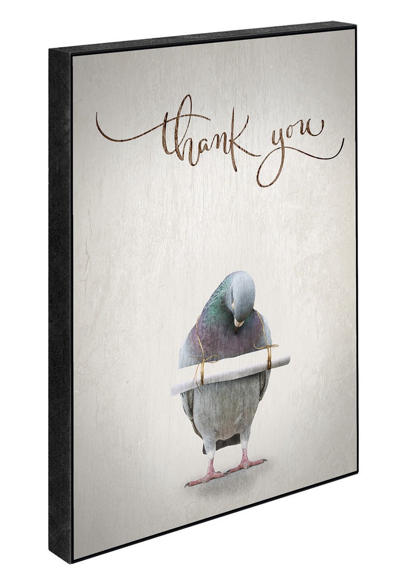 Thank You, 15cmx21cm art block - Rathwood Store