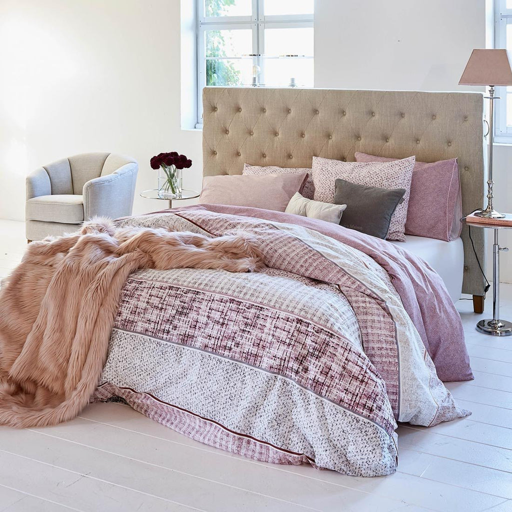 Union Square Headboard Double, linen, flax - Rathwood Store