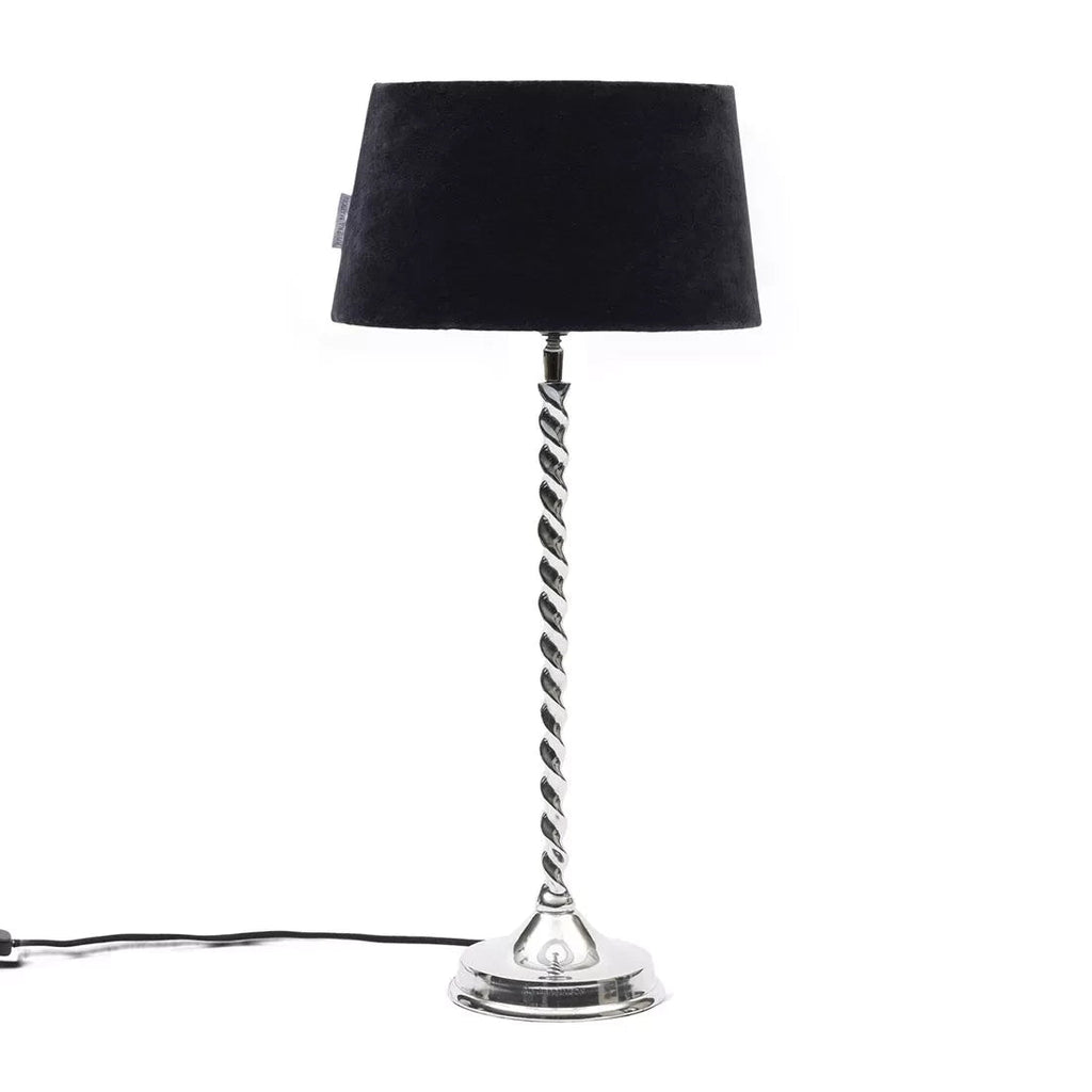 Velvet Lampshade Dark Blue 30x17 - Rathwood Store