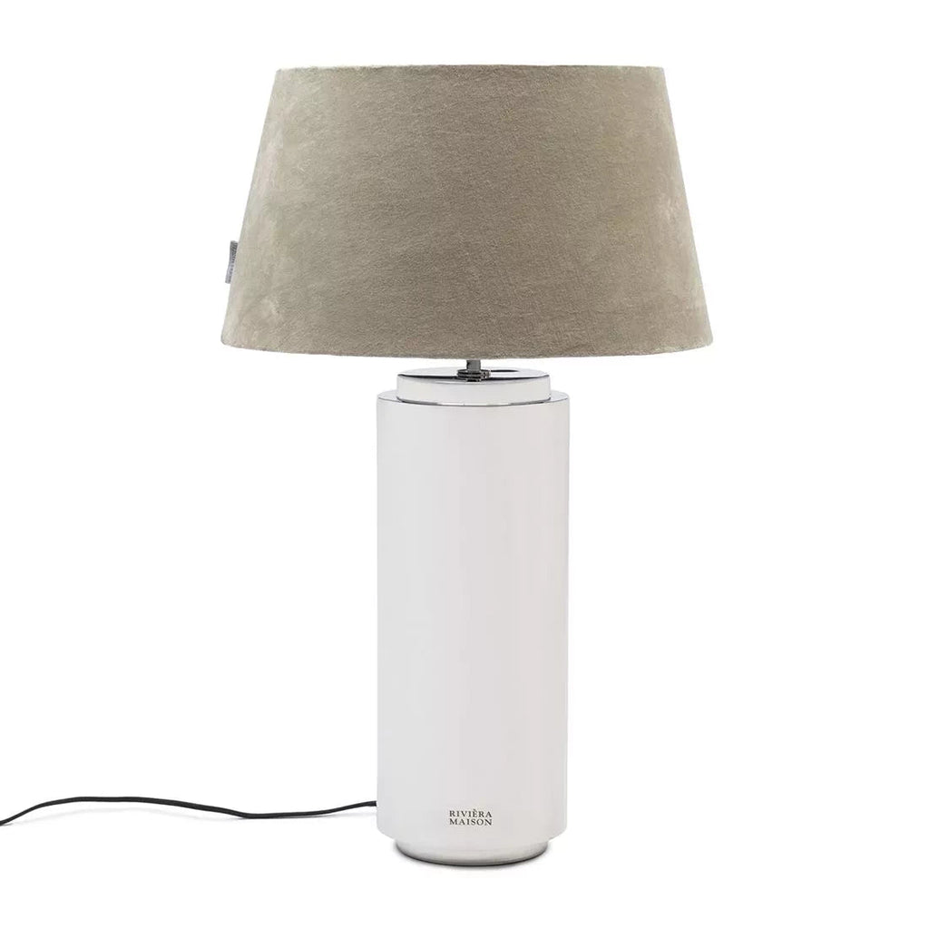 Velvet Lampshade Flax 45x25 - Rathwood Store