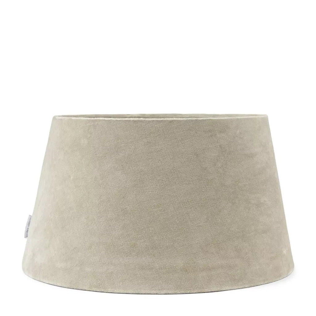 Velvet Lampshade Flax 45x25 - Rathwood Store