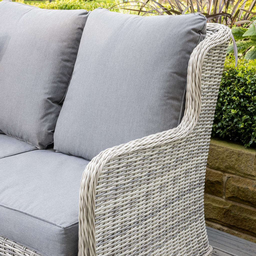 Vienna - Deluxe SQ Corner Sofa Set (Light Grey) - Rathwood Store