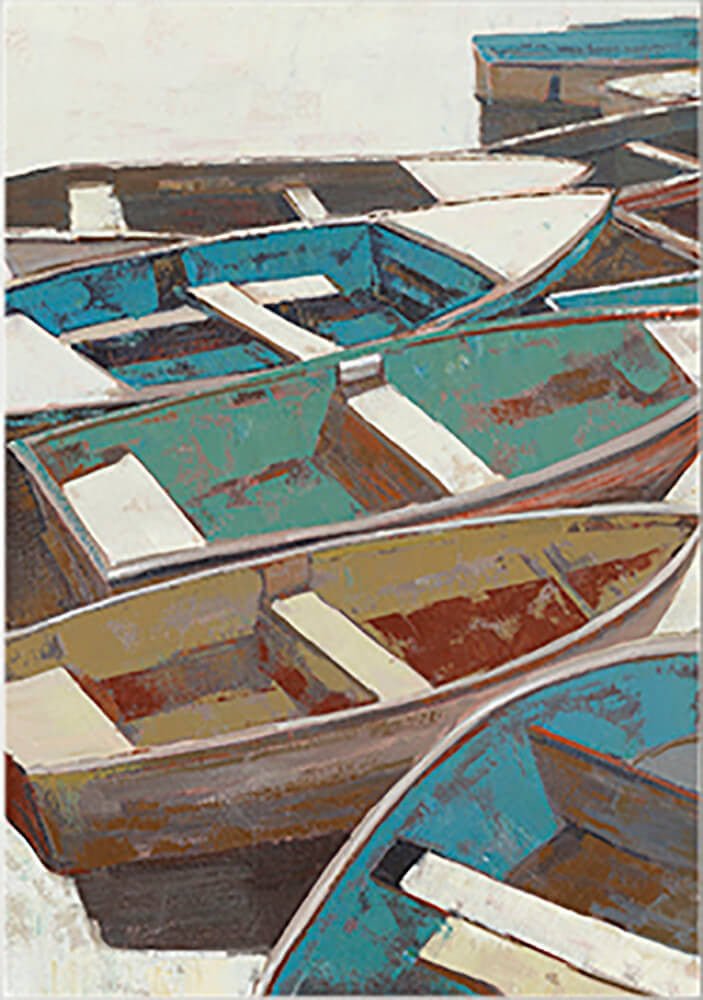 Waiting for the Fisherman, 70cmx100cm mixed media - Rathwood Store