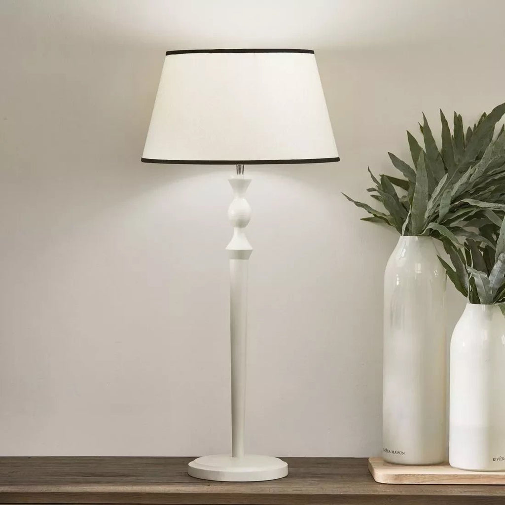 Warrington Lamp Base Whisper White - Rathwood Store