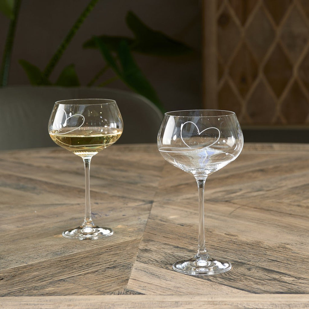 With Love White Wine Glass - Rathwood Store