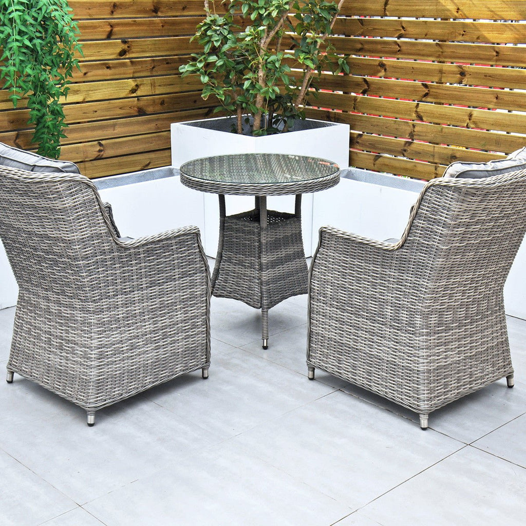Yale Bistro Set (Dark Grey) - Rathwood Store