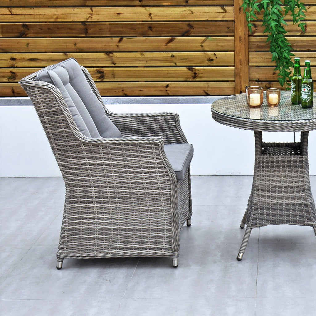 Yale Bistro Set (Dark Grey) - Rathwood Store