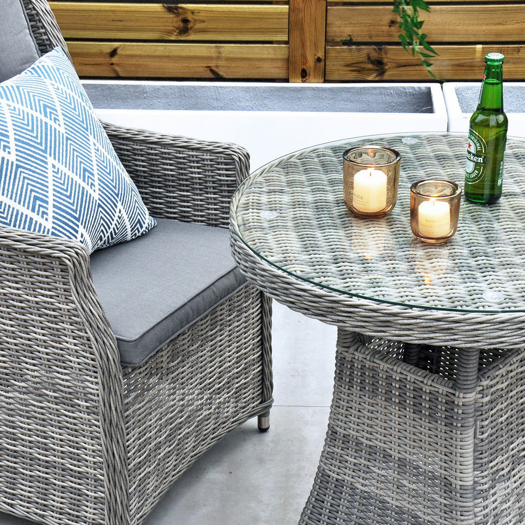 Yale Bistro Set (Dark Grey) - Rathwood Store