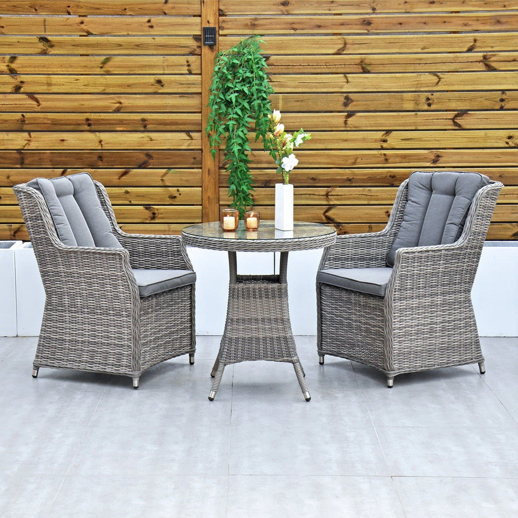 Yale Bistro Set (Dark Grey) - Rathwood Store