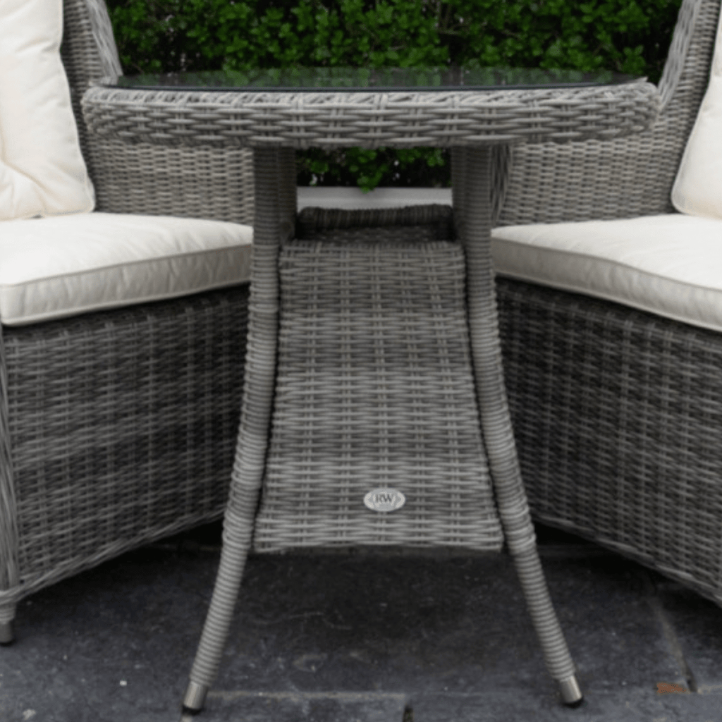 Yale Bistro Set (Light Grey) - Rathwood Store