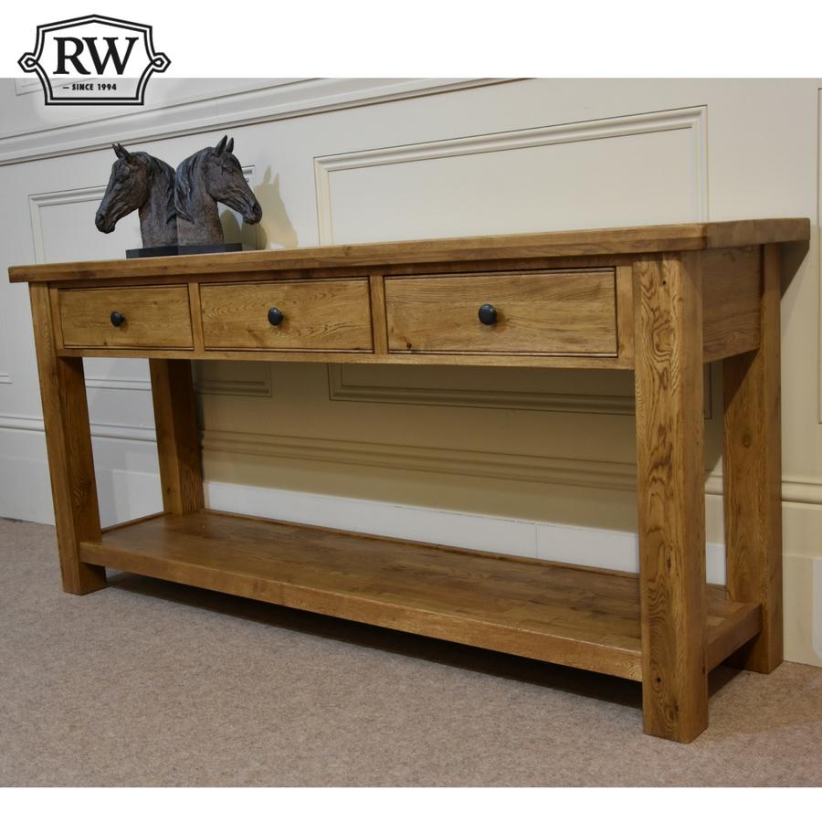 WAREHOUSE CLEARANCE: Fitzwilliam 1.8m Console Table - Rathwood