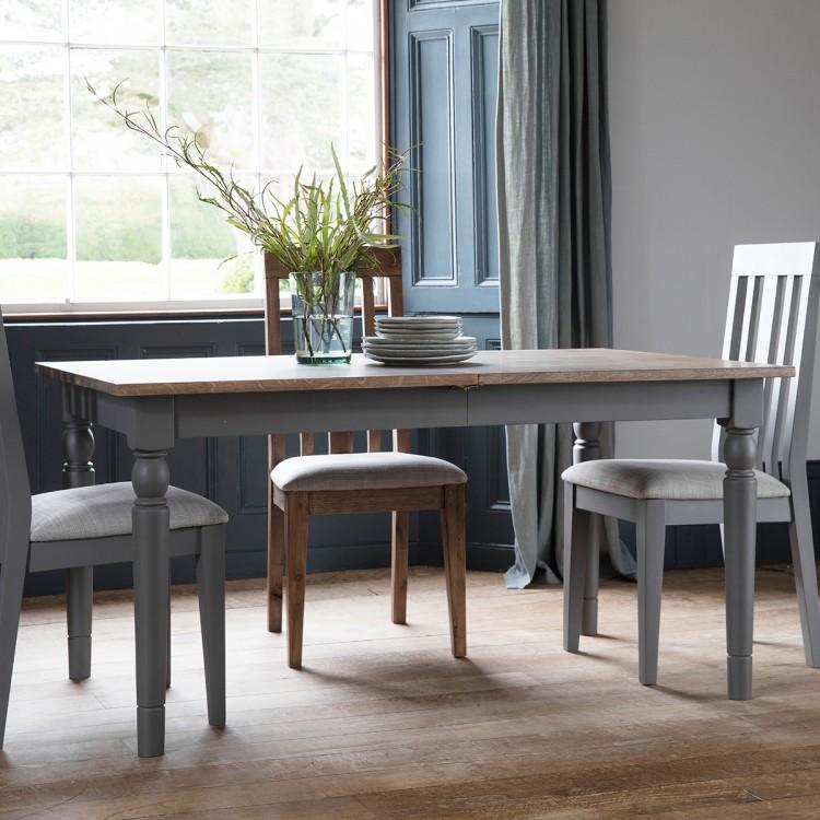 Rustic Grey 5ft Extending Dining Table - Rathwood